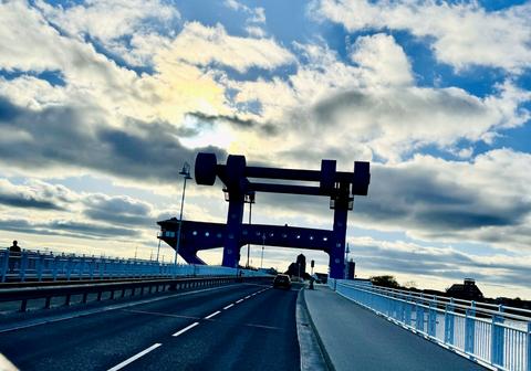 The Peene bridge near Wolgast – gateway to Usedom island